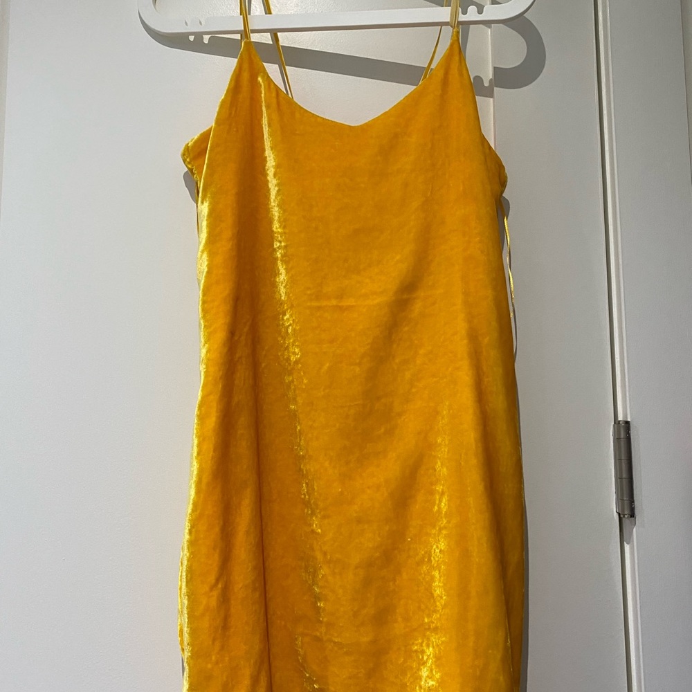 Zara velvet dress